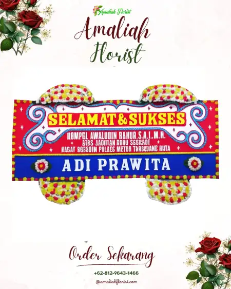 Papan Bunga Ucapan Selamat Kedawang